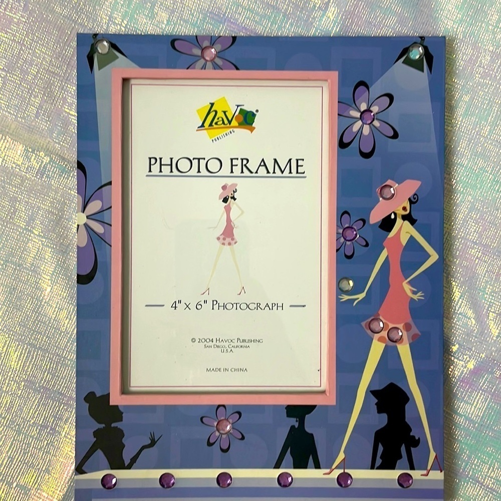 NWOT Runway Girl Photo Frame 4x6